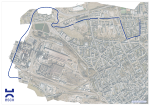 Parcours du transport de la locomotive électrique AEG 620 image